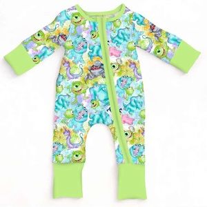 NIB Monster Inc Bamboo Zippy